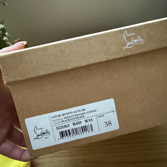 Christian Louboutin Black Patent Leather Heels - Picture 5 of 7